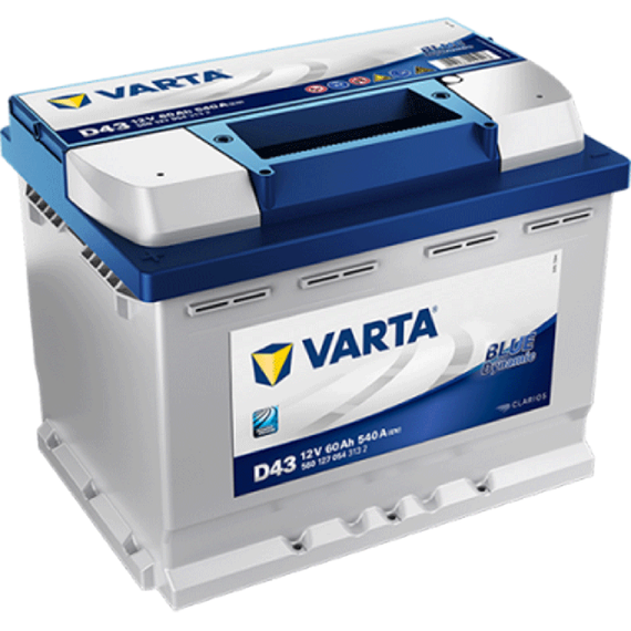 აკუმულატორი Varta Blu D43 60 ა*ს L+