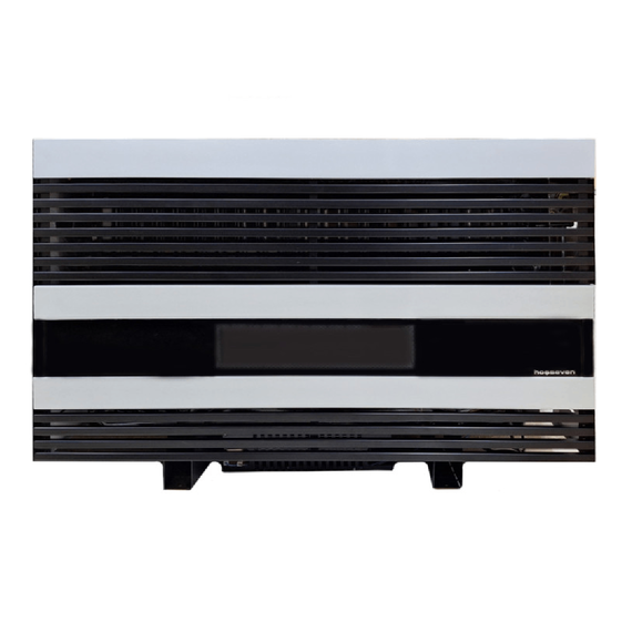გაზის გამათბობელი HOSSEVEN SDU V-10 WHITE fan (0893)