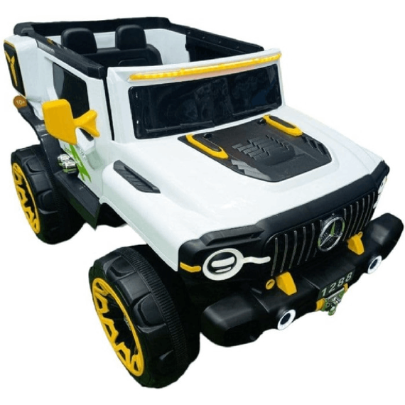 ბავშვის ელექტრო მანქანა GOLDEN CHILD 4X4 A-1288W, ფერი: თეთრი