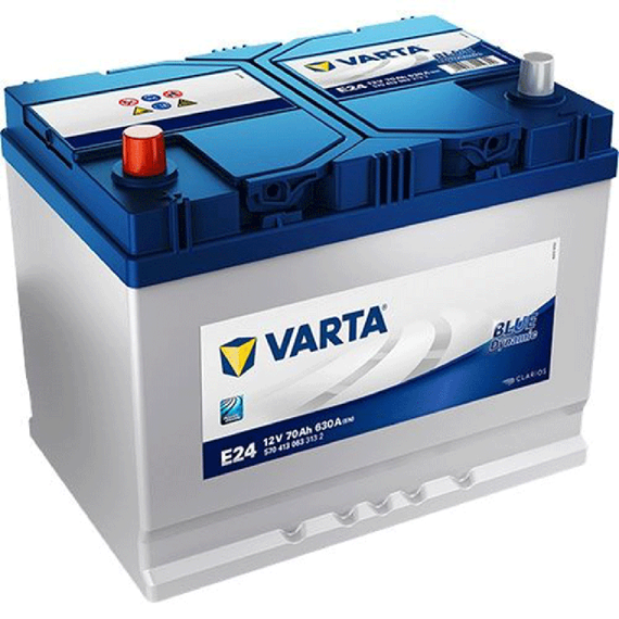 აკუმულატორი Varta Blu E24 70 ა*ს Jis L+