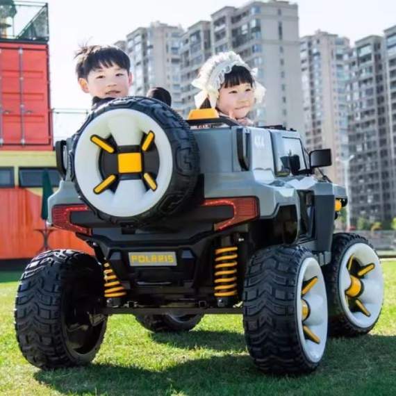 ბავშვის ელექტრო მანქანა GOLDEN CHILD 4X4 BH-5388-CER, ფერი: ნაცრისფერი, 4 image