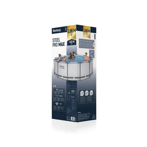 Bestway 56418 (366x100სმ) კარკასული აუზი (სტანდარტული პაკეტი), 10 image