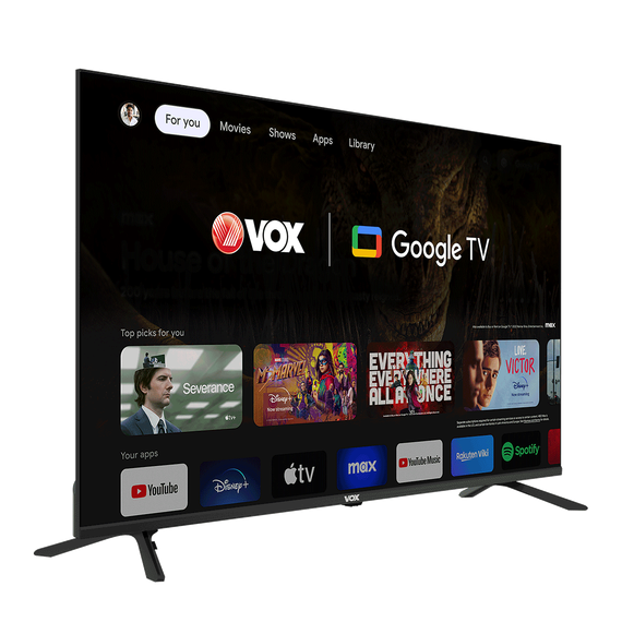 ტელევიზორი VOX 50GOU080B, 2 image
