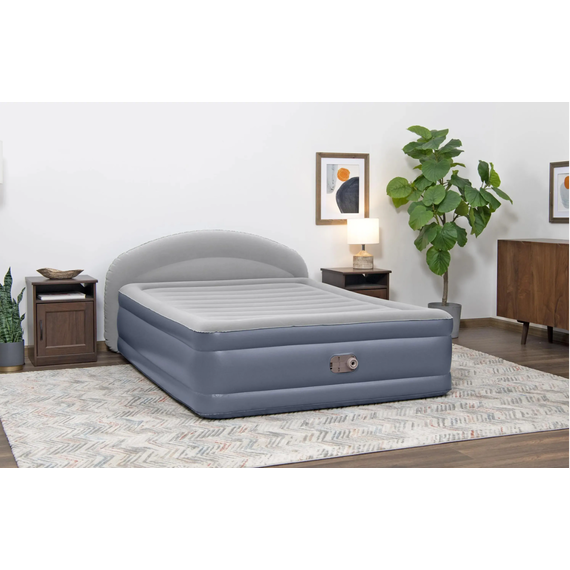 Bestway 671BD გასაბერი ლოგინი საზურგით “Tritech LoungeLux" 2.29m x 1.52m x 84cm ჩაშენებული ელექტრო ტუმბოთი, 9 image