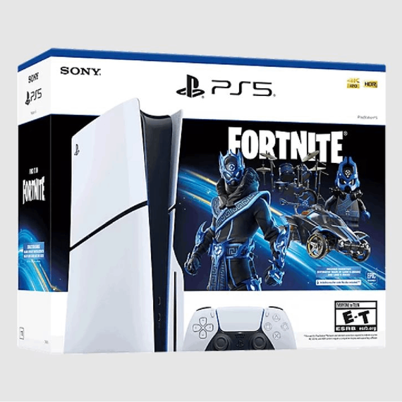 სათამაშო კონსოლი Playstation 5 Console Slim CD Version White D Chassis FORTNITE COBALT STAR VCH (Code)/PS5/SCM