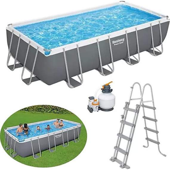 Bestway 56466 (549x2.74x1.22) კარკასული აუზი, 5 image