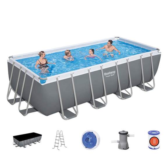 Bestway 56670 (488x244x122სმ) კარკასული აუზი, 4 image