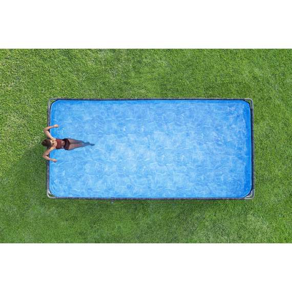 Bestway 561KA მართკუთხედი კარკასული აუზი 5.49m x 2.74m x 1.32m 16477ლ ქვიშის ფილტრით და კიბით, 14 image