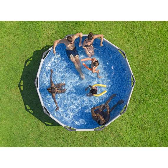 Bestway 56408 მრგვალი კარკასული აუზი 3.05m x 76cm 4678ლ ფილტრით, 8 image