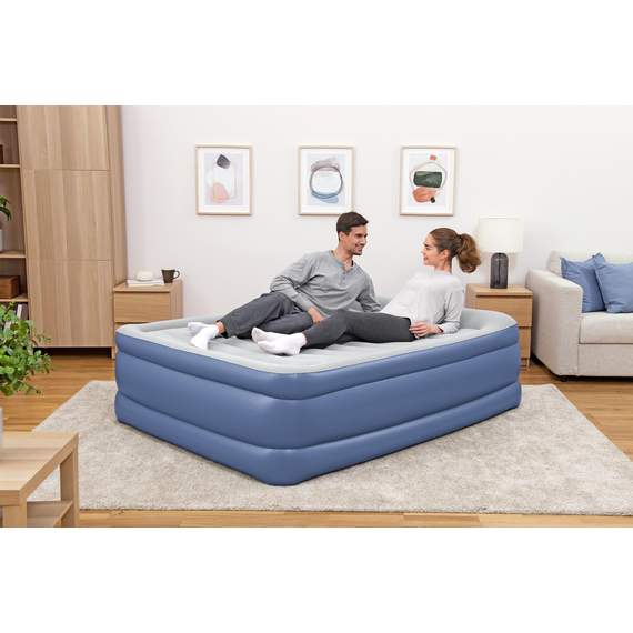 Bestway 67690 გასაბერი ლოგინი "Tritech Air Mattress" 2.03m x 1.52m x 61cm ჩაშენებული ელექტრო ტუმბოთი, 12 image