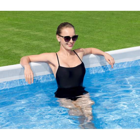 Bestway 56454 მართკუთხედი კარკასული აუზი 4.88 m x 2.44 m, 6 image