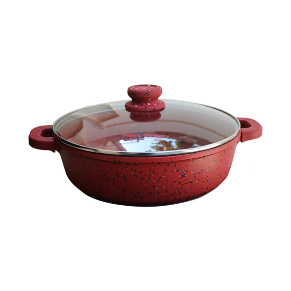 Prima Germany-ს ტაფა-ქვაბი 32 სმ JB-A0532A Red