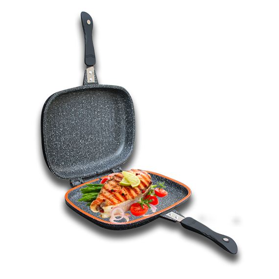 Berllong-ის ბიო-გრანიტის ორმხრივი ტაფა 32 სმ DSG-32