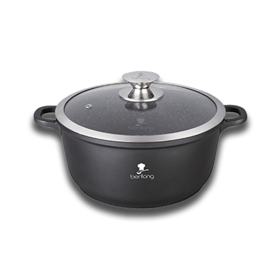 Berllong-ის ბიო-გრანიტის ქვაბი 28 სმ Classic G-28