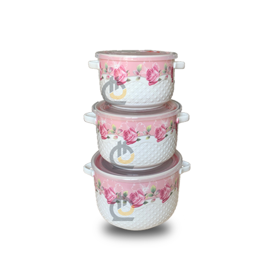 Fresh seal bowl - ჯამების ნაკრები 3pcs