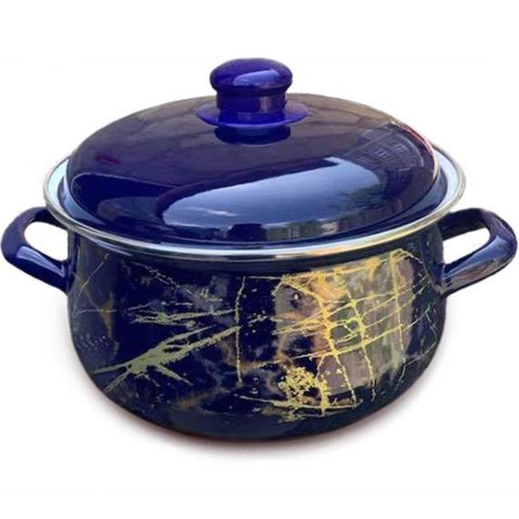 Infinity 5PCS Lightning Blue ემალის ქვაბების ნაკრები, 2 image