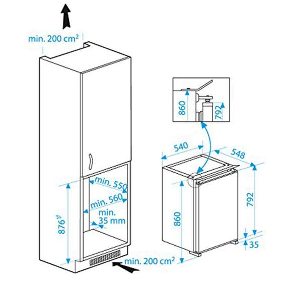 BEKO B 1752 HCA მაცივარი, 3 image