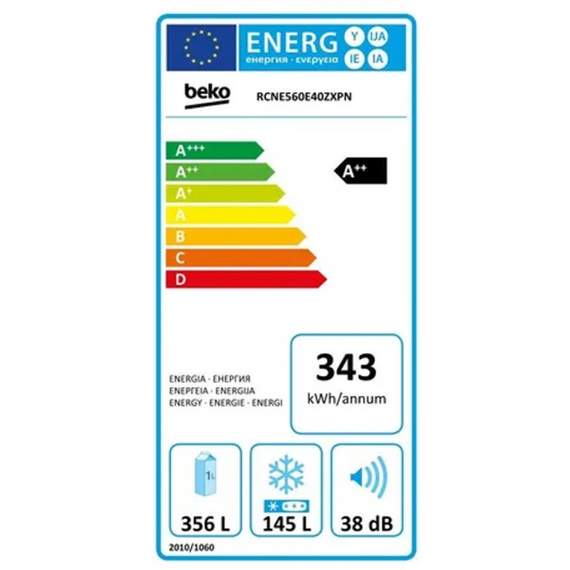 BEKO RCNE560E40ZXPN Superia მაცივარი, 4 image