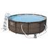 Bestway 56709 მრგვალი კარკასული აუზი 3.66m x 1.00m  9150ლ ფილტრით და კიბით